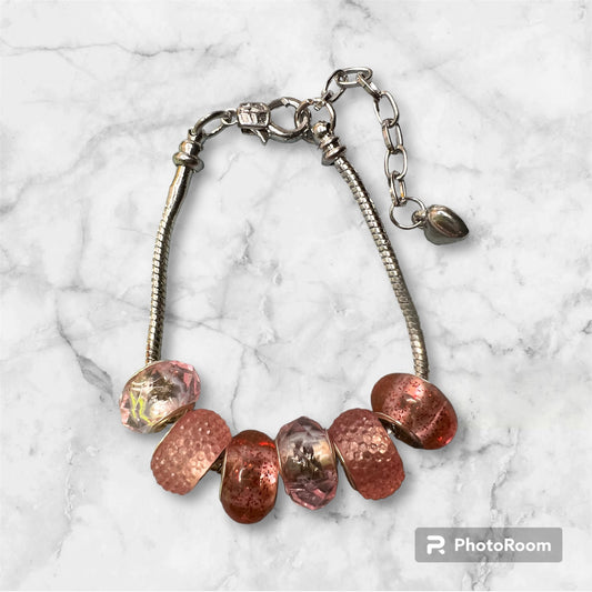 In the Peach Bracelet - size 6 3/4-8