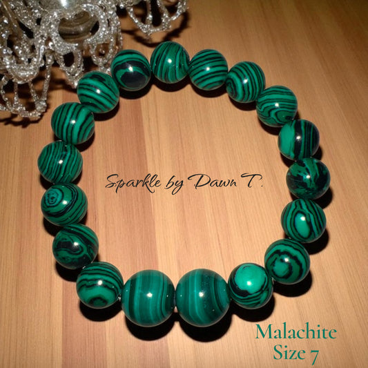 Malachite Stretch Bracelet