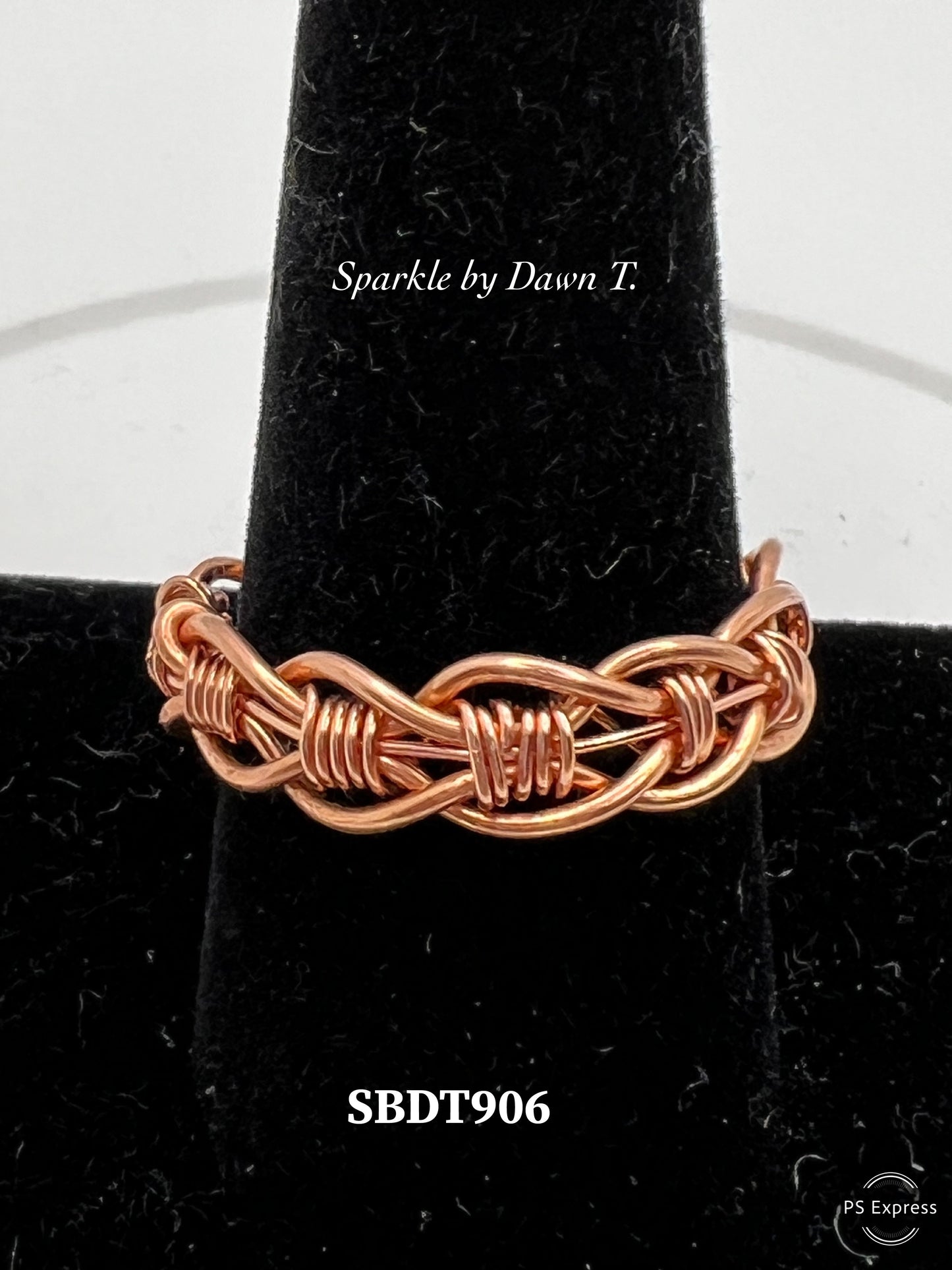 Copper Braided Ring