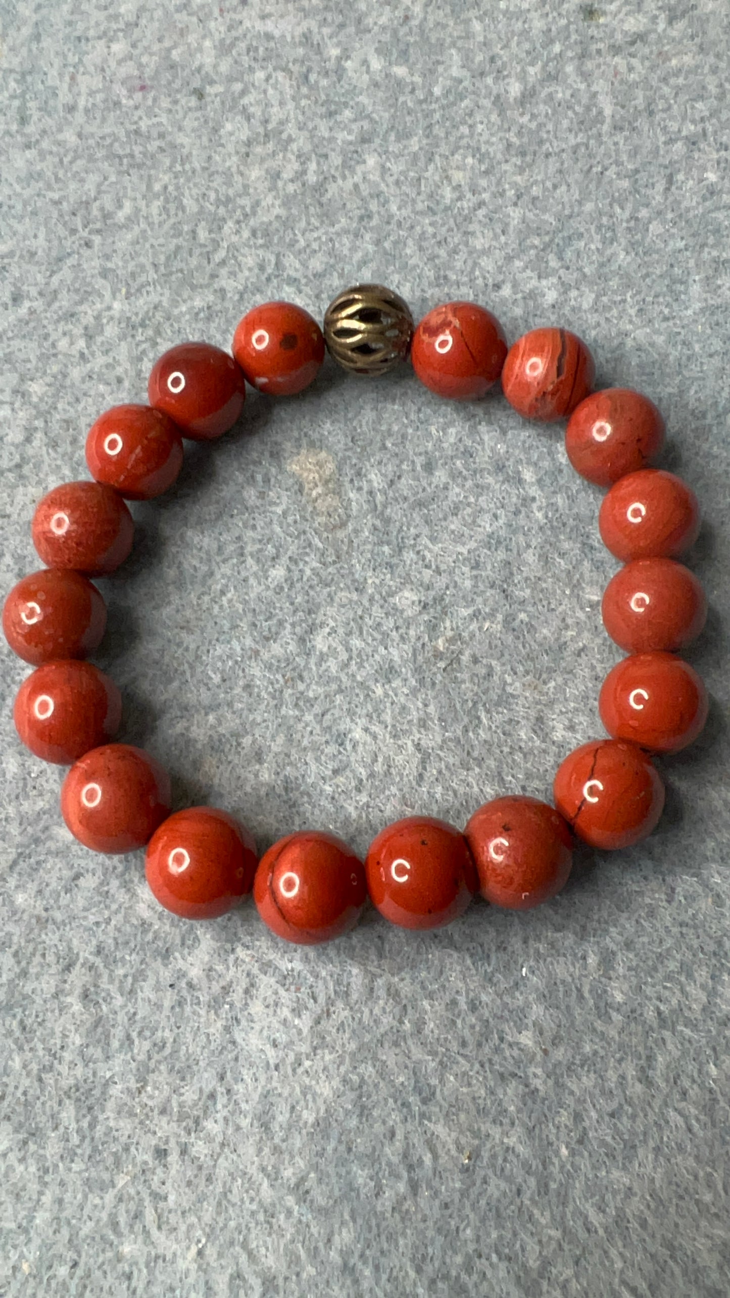 Red Jasper Stretch Bracelet