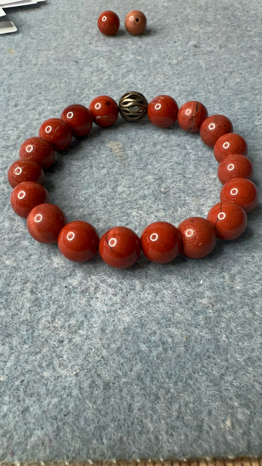 Red Jasper Stretch Bracelet