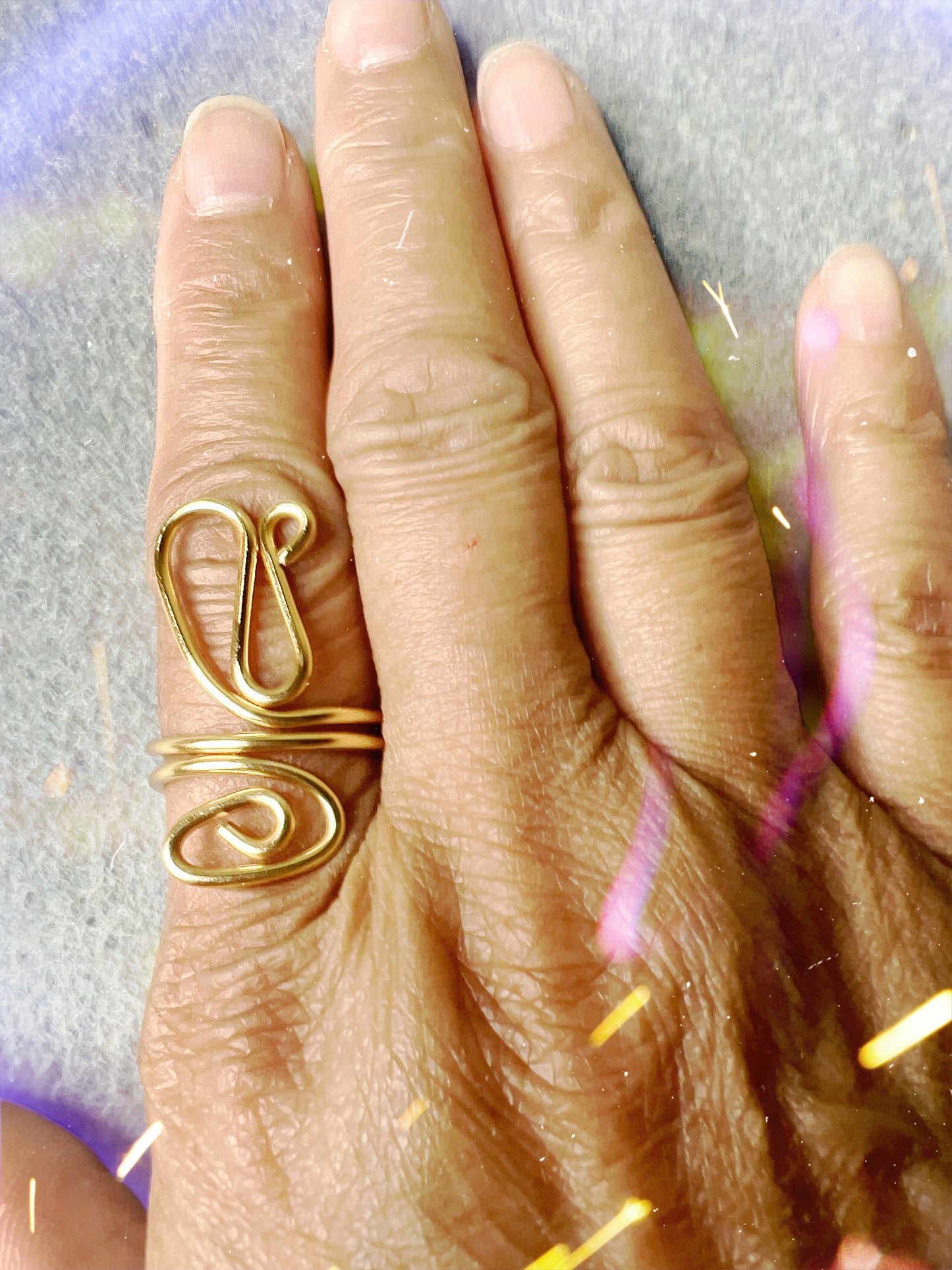 Gold Super Swirl Ring