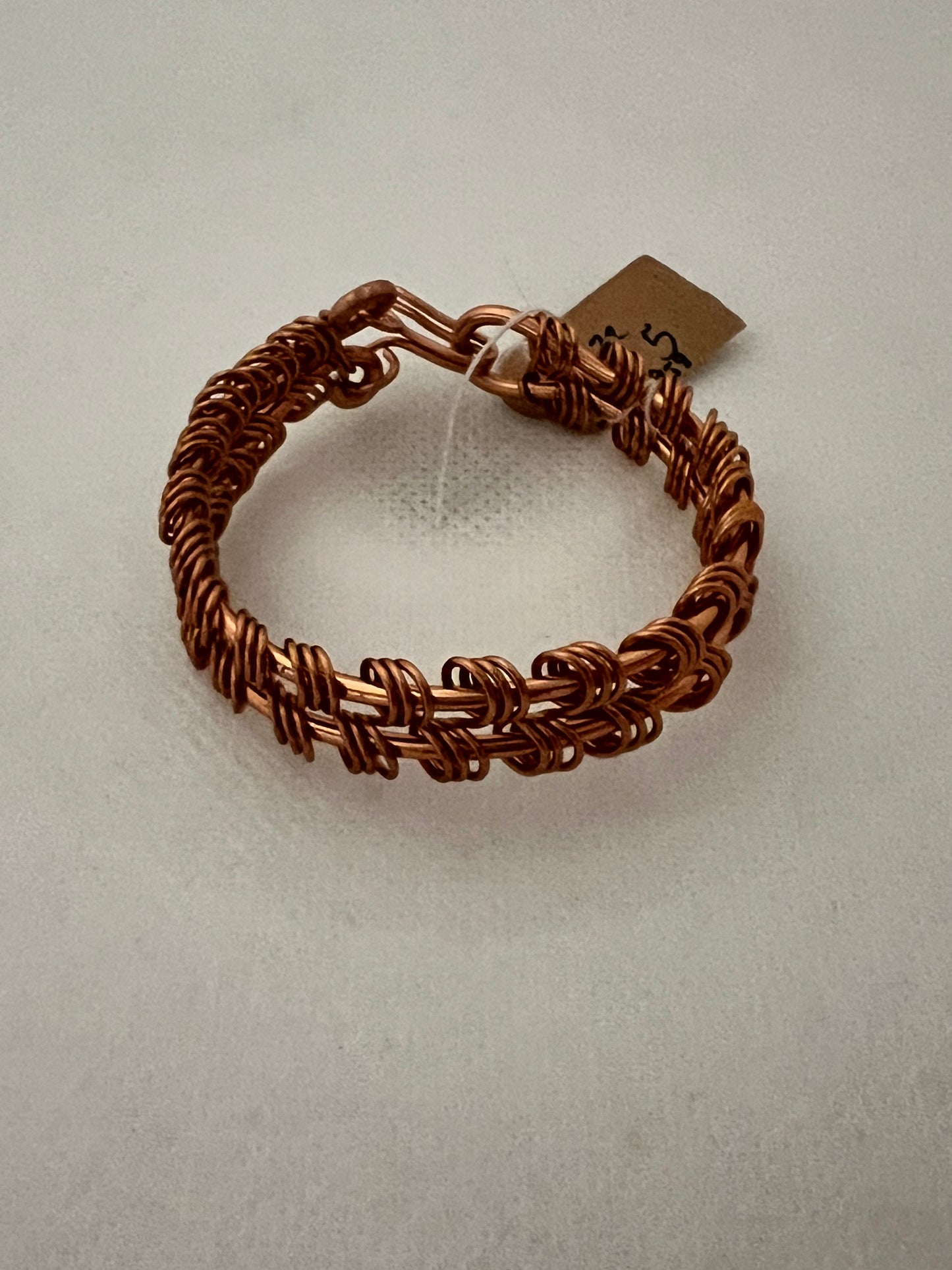 Small Woven Copper Bracelet